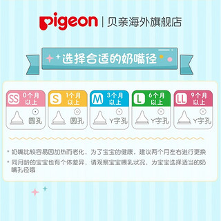 贝亲（Pigeon）奶瓶ppsu宽口径防胀气0-6个月以上防摔婴儿母乳质感奶瓶 WN3透明款 80ml