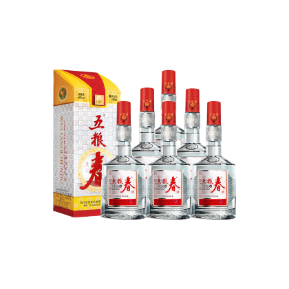 五粮春 第一代 50%vol 浓香型白酒 500ml*6瓶 整箱装