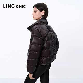 LINCCHIC金羽杰2024年秋季轻薄短款立领面包羽绒服Y24801083Y