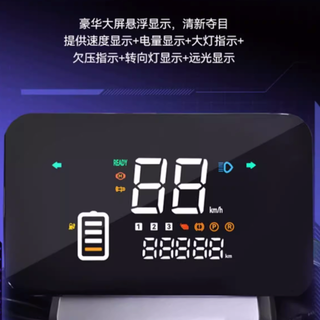 ZUB 五星钻豹 N1 电动摩托车 ZB800DQT-35 天使稚白/靓彩红/新豪爵蓝