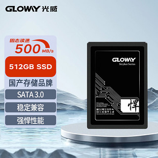 GLOWAY 光威 悍将系列 SATA 固态硬盘 512GB（SATA3.0）