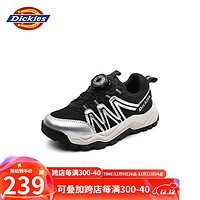 Dickies 帝客 童鞋跑步鞋中童休闲鞋儿童运动鞋 黑色 28（鞋内长182mm）