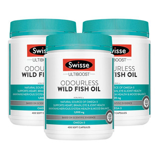 Swisse 斯维诗 Omega-3 1000mg 无腥味野生鱼油软胶囊