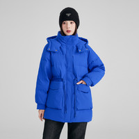 雪中飞 SNOWFLYING2022秋冬克莱茵兰百搭时尚保暖中长款羽绒服女