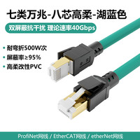 永定工业Profinet伺服EtherCat6A双屏蔽高柔超六类变频器预制网线