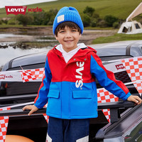 Levi's李维斯儿童外套加绒秋冬款男女童工装风衣童装防风夹克