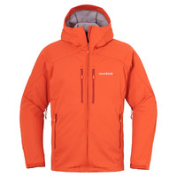 mont·bell男士Clima barrier带绒软壳衣户外防风夹克徒步滑雪外套1106723 NV海军蓝 XL