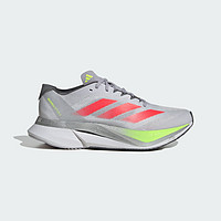 adidas 阿迪达斯 箱根限定系列 Adizero Boston 12 超轻玻纤柱 女子跑鞋 JI4473 符点灰/亮红/亮柠檬黄 42.5