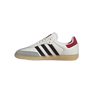 adidas ORIGINALS Samba Og 大童运动板鞋 JR8083 白/黑色/栗红 35.5