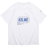 KELME 卡尔美 官方旗舰短袖T恤男装2024夏季新款宽松运动棉质体恤