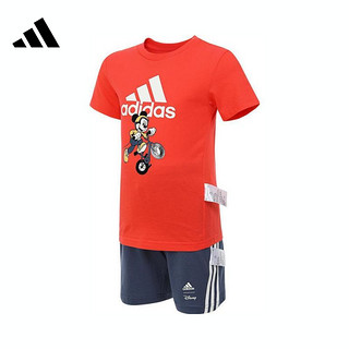 adidas 阿迪达斯 优购adidas阿迪达斯婴童I DY MM T SET短袖套服IV9648