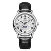 铁达时 TITUS铁达时正品瑞士石英腕表复古真皮时尚简约昼夜男手表3322