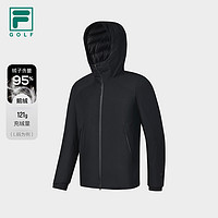 FILA 斐乐 鹅绒羽绒服男2024冬新款高尔夫运动保暖连帽GORE-TEX外套