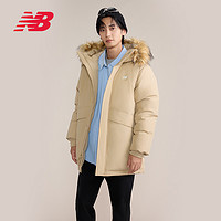 new balance NB官方正品男士冬季新款毛领运动保暖羽绒服AMJ43358