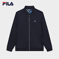 FILA 斐乐 官方旗舰春秋季棒球领男士商务休闲外套行政夹克男装上衣