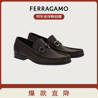 Salvatore Ferragamo菲拉格慕男鞋经典休闲时尚皮鞋Gancini系列642847 3E品牌6.5=40.5