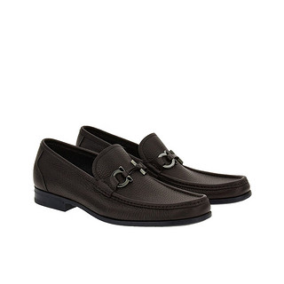 Salvatore Ferragamo菲拉格慕男鞋经典休闲时尚皮鞋Gancini系列642847 3E品牌6.5=40.5