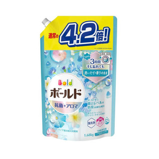 宝洁（P&G）日本原装 bold 洗衣液 清新纯净香花香含柔顺剂洁净衣物洗衣液