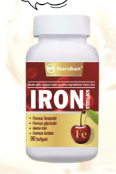 NORVIKON 美国补铁补气胶囊 135g 90粒