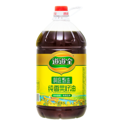 道道全 洞庭甄选纯香菜籽油5L