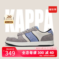 KAPPA卡帕女鞋小白鞋女2024冬季软底运动休闲鞋子女低帮板鞋女 冷灰色/鹈鹕灰/高级灰 37