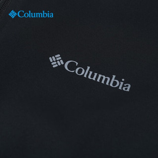 哥伦比亚（Columbia）软壳衣男户外金点热能保暖休闲弹力开衫外套WE3213 010 M 175/96A