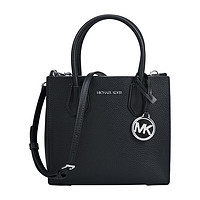 MICHAEL KORS 迈克·科尔斯 奢侈品MK女包 MERCER风琴托特包 手提斜挎包 黑色 中号 通勤百搭