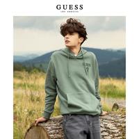 秋男士毛圈刺绣连帽套头外套卫衣-MM4K9461C