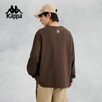 卡帕(Kappa)背靠背运动户外棉长袖卫衣女2024新款情侣t恤上衣男款 K0EY2TC31D K0EY2TC31D-6536