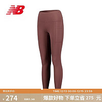 new balance 运动裤24年女款跑步健身训练瑜伽裤AWP41275 LIE M