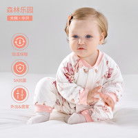 欧孕新生婴儿春秋纯棉长袖连体哈衣夹棉秋冬保暖打底衣服宝宝爬服