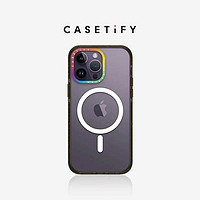 CASETiFY 基础防摔MagSafe手机壳适用于iPhone 14 Pro 彩虹镜头框