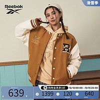 Reebok 锐步 男女同款经典时尚休闲宽松梭织夹棉夹克外套 23FRC251UGBR A/S