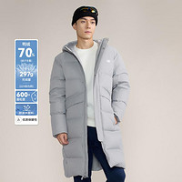 new balance NB官方24年男款时尚休闲百搭长款连帽羽绒服AMJ43355