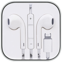 泰拉锋 半入耳式动圈有线耳机 白色 苹果Lightning接口