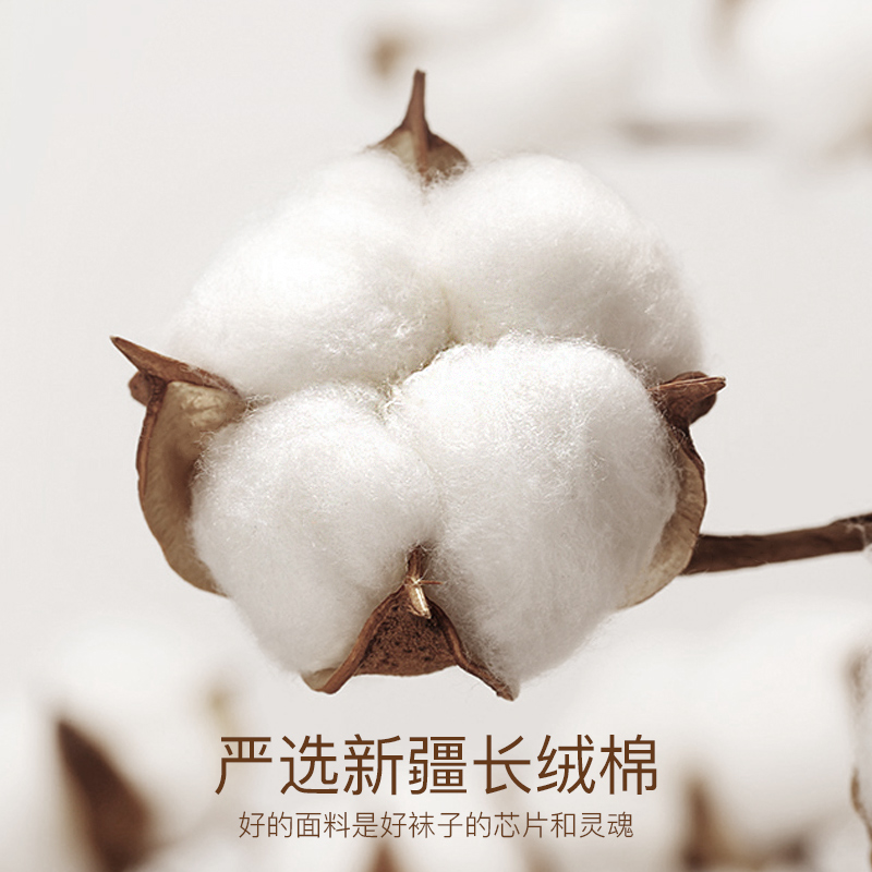 AUN防臭袜子女中筒袜春秋款纯色休闲抑菌防臭透气吸汗无骨棉袜子