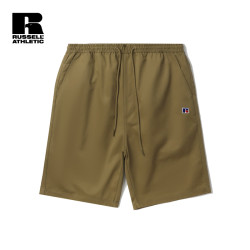 RUSSELL ATHLETIC 男装春夏纯色口袋刺绣印花运动短裤6063LXK