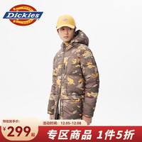 dickies 羽绒服 男女情侣连帽休闲保暖厚夹克10922 充绒量:286g