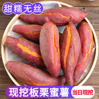新鲜蜜薯10斤板栗红薯沙地糖心地瓜农家自种番薯现挖黄心香薯山芋 3斤