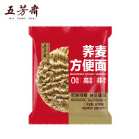 移动端、京东百亿补贴、PLUS会员:五芳斋 非油炸荞麦面 60g*10包*1箱