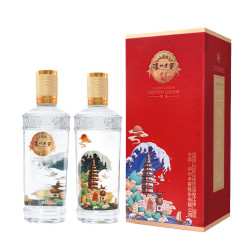 LUZHOULAOJIAO 泸州老窖 52度浓香型白酒 老窖赏品 500mL*2瓶