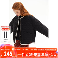 ELLE KIDS【可拆领两穿外套】春装女童棉衣外套百搭保暖棉服厚外套