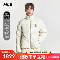 MLB短款羽绒服女2024女款时尚保暖外套潮款3ADJB2046-43CRD-L