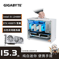 百亿补贴：GIGABYTE 技嘉 MSI 微星 i5 12400F/RTX4060白色迷你组装电脑电竞便携手提DIY主机