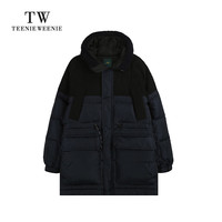 Teenie Weenie Men小熊男装冬季撞色运动休闲登山羽绒服保暖外套男士