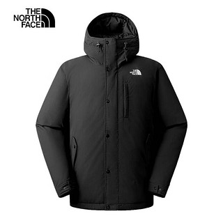 北面（The North Face）羽绒服男款24秋冬季运动户外防风防泼水550蓬鹅绒保暖外套88R4 4H0/黑色 XL