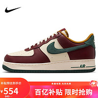 移动端、京东百亿补贴：NIKE 耐克 AIR FORCE 1 男款休闲鞋 HQ3612-113