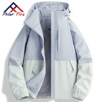 百亿补贴：Polar Fire 极地火 运动户外旅行冲锋衣男女春秋季连帽防风防水耐磨登山夹克