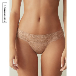 Intimissimi 意舒漫女士舒适优雅蕾丝性感巴西式三角内裤SBD96P