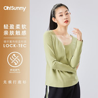 OhSunny秋冬保暖女时尚亲肤舒适显瘦针织衫内搭长袖圆领上衣